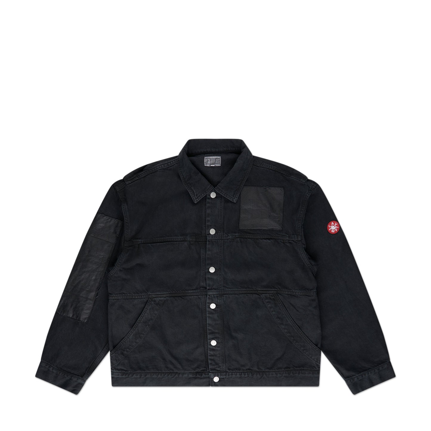 cav empt OVERDYE VH EX DNA DENIM JACKET (black) - a.plus