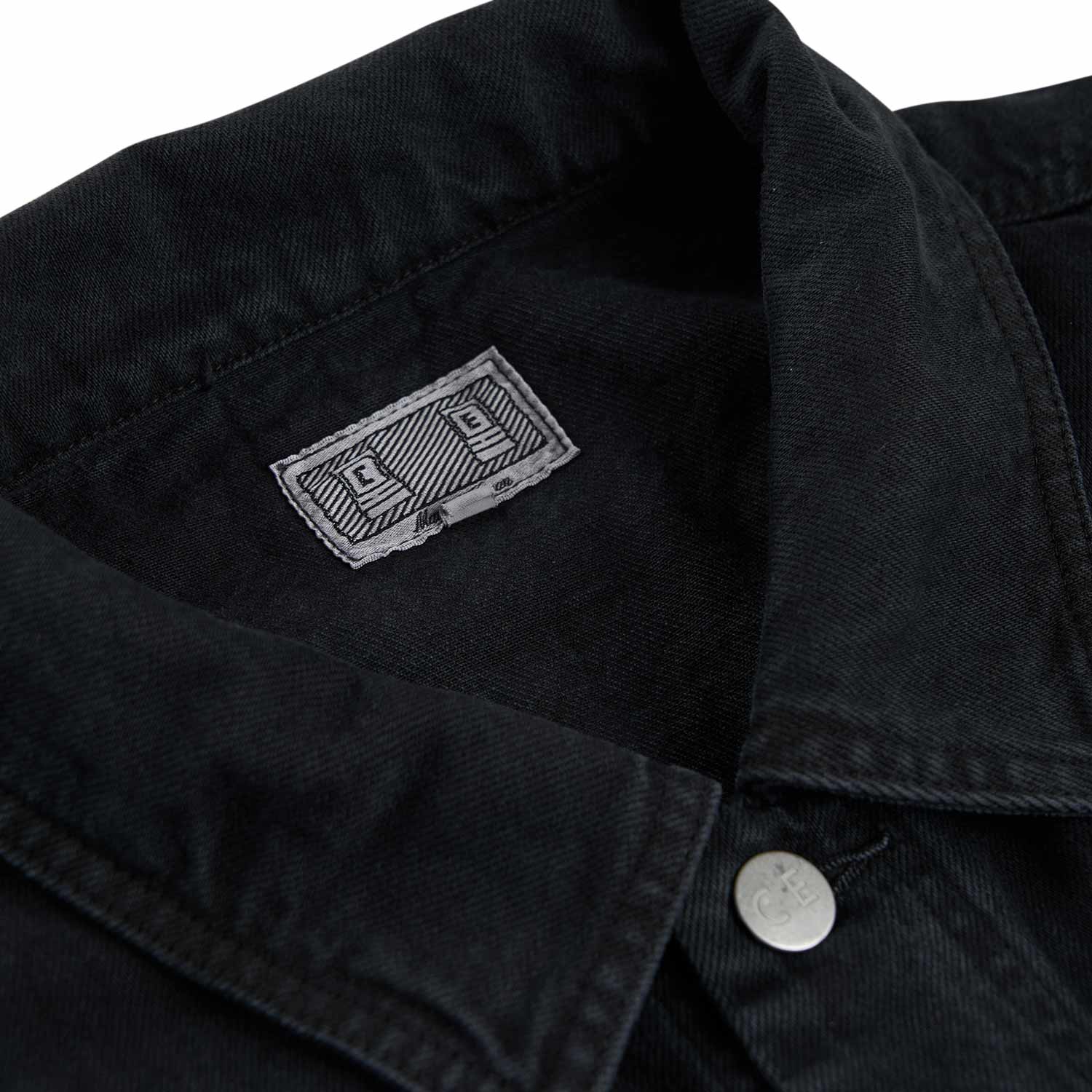 cav empt OVERDYE VH EX DNA DENIM JACKET (black) - a.plus