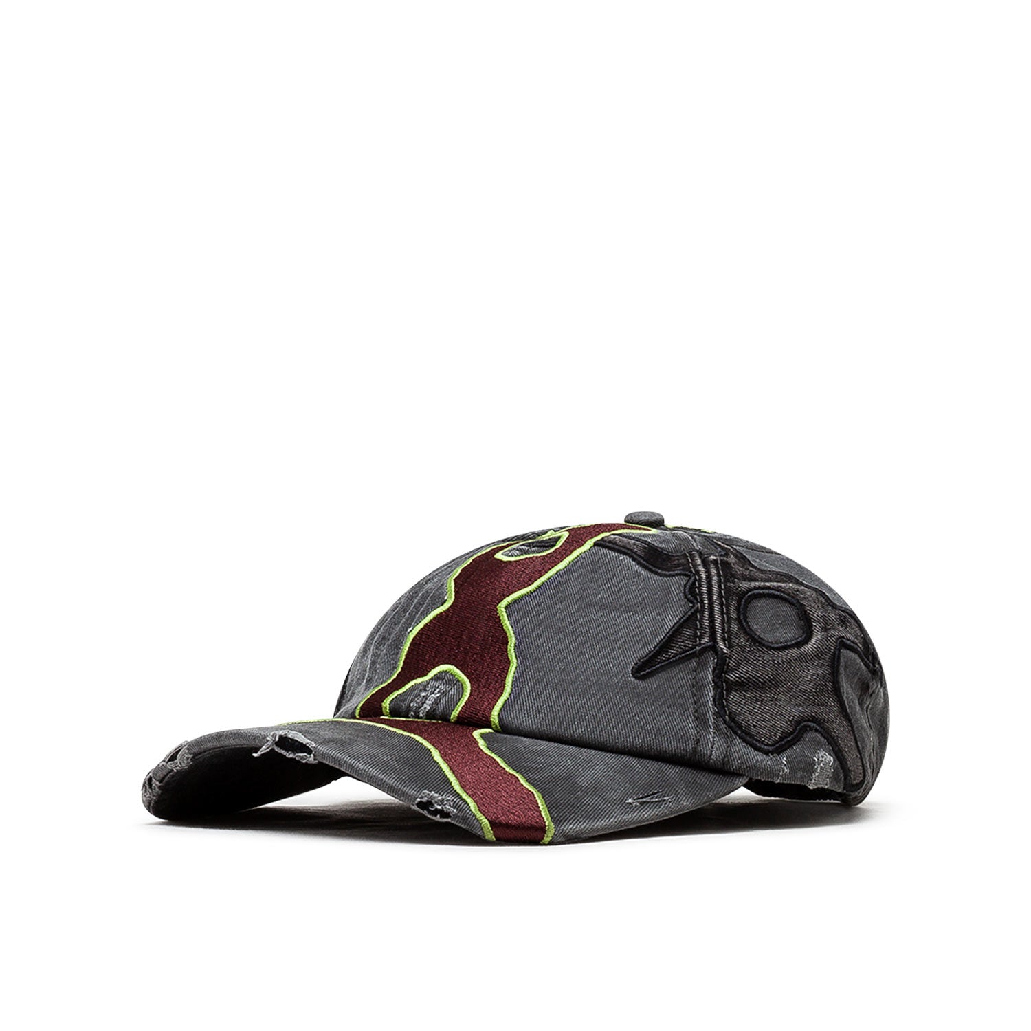 perks and mini last quarter baseball cap (black wash) - a.plus