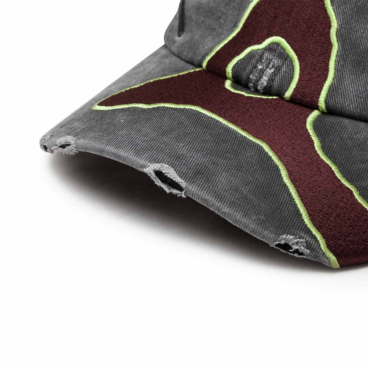 perks and mini last quarter baseball cap (black wash) - a.plus