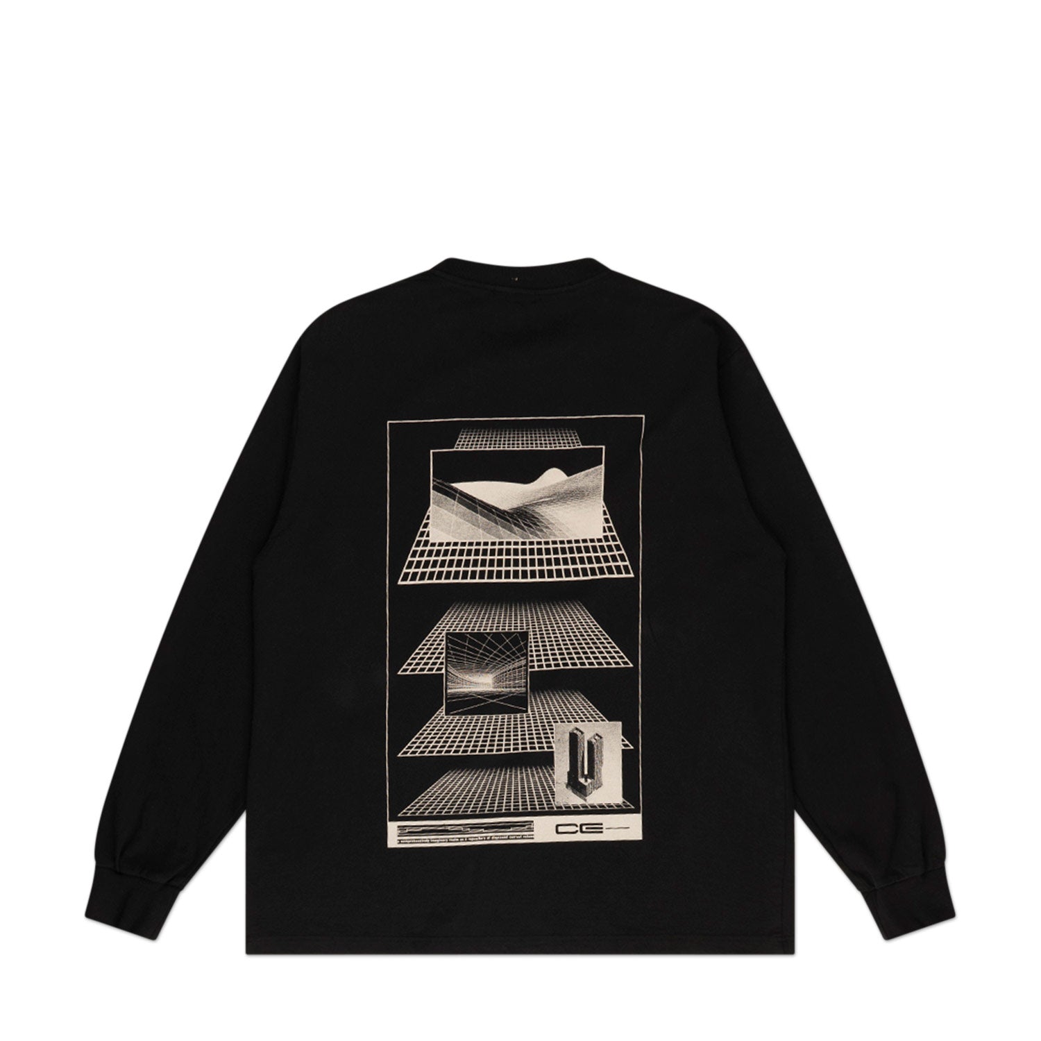 cav empt as dark plan long sleeve t (black) - a.plus