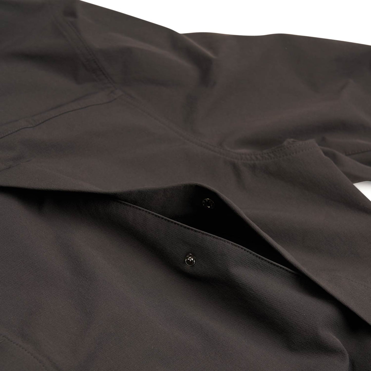 roa utility overshirt (black) - a.plus