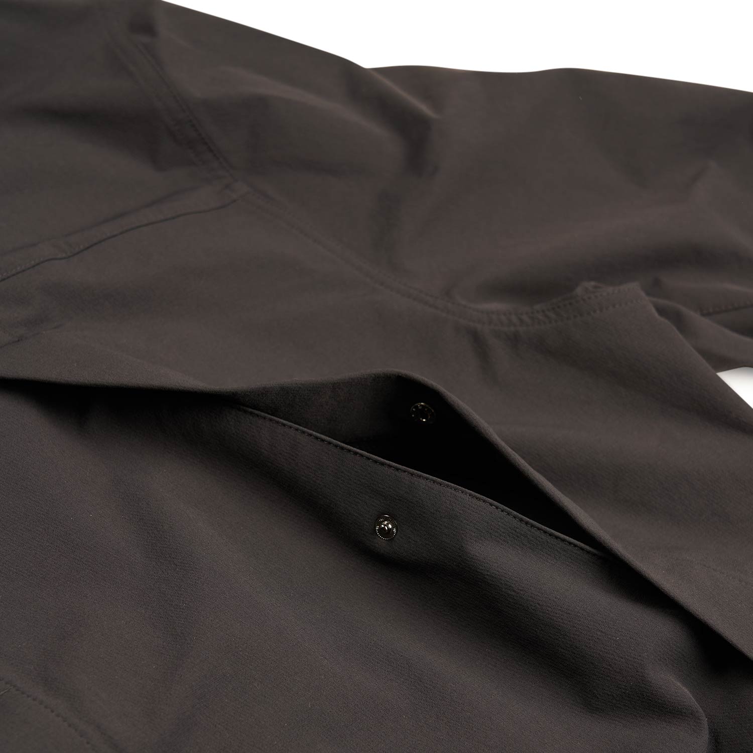 roa utility overshirt (black) - a.plus
