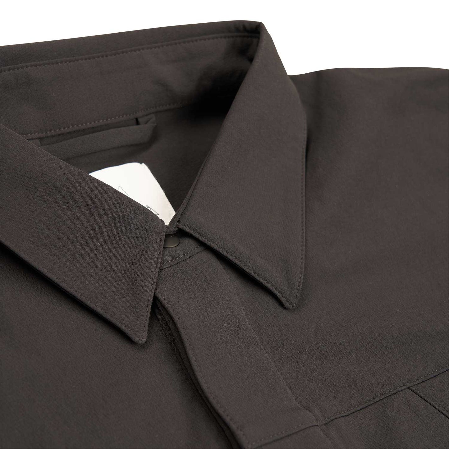 roa utility overshirt (black) - a.plus