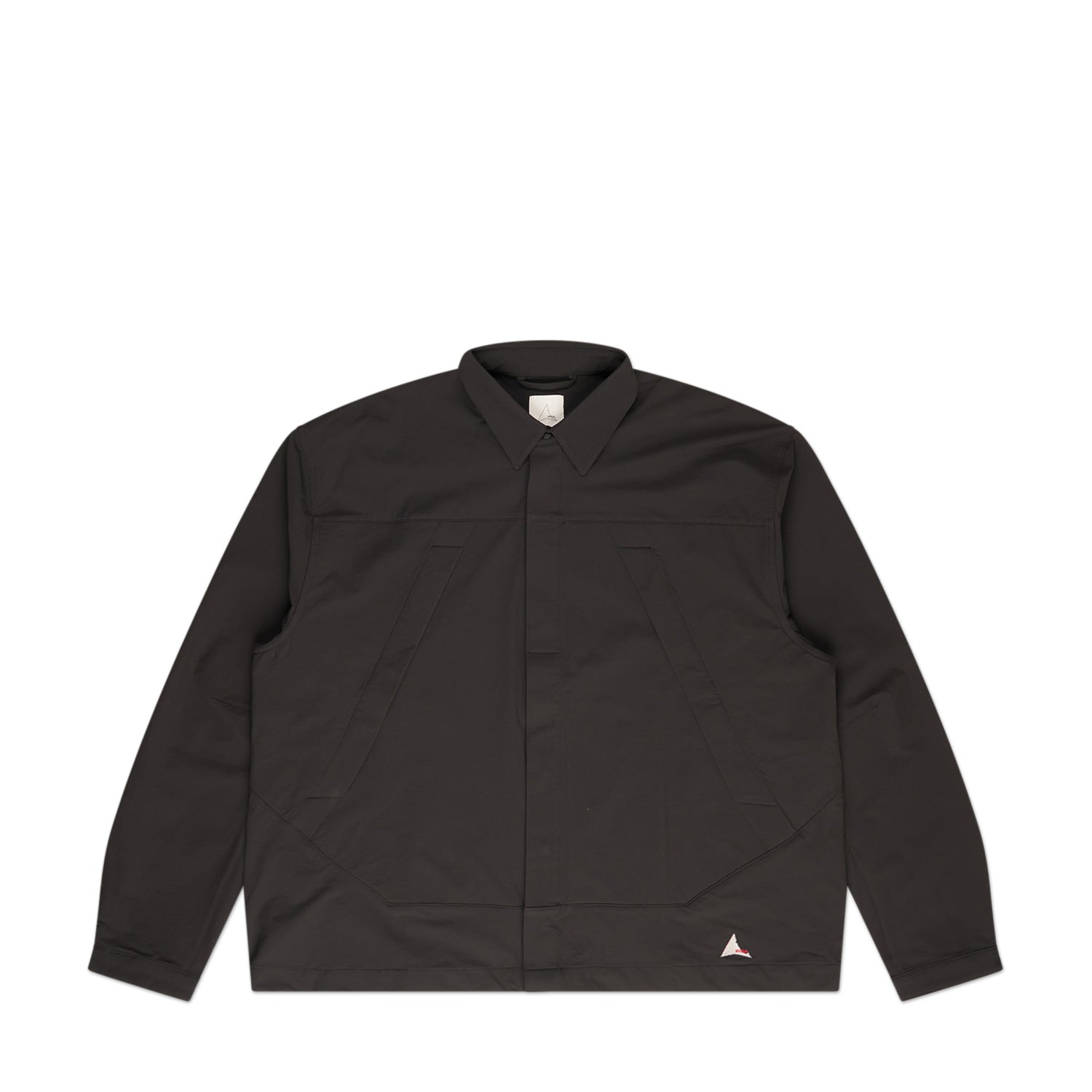 roa utility overshirt (black) - a.plus