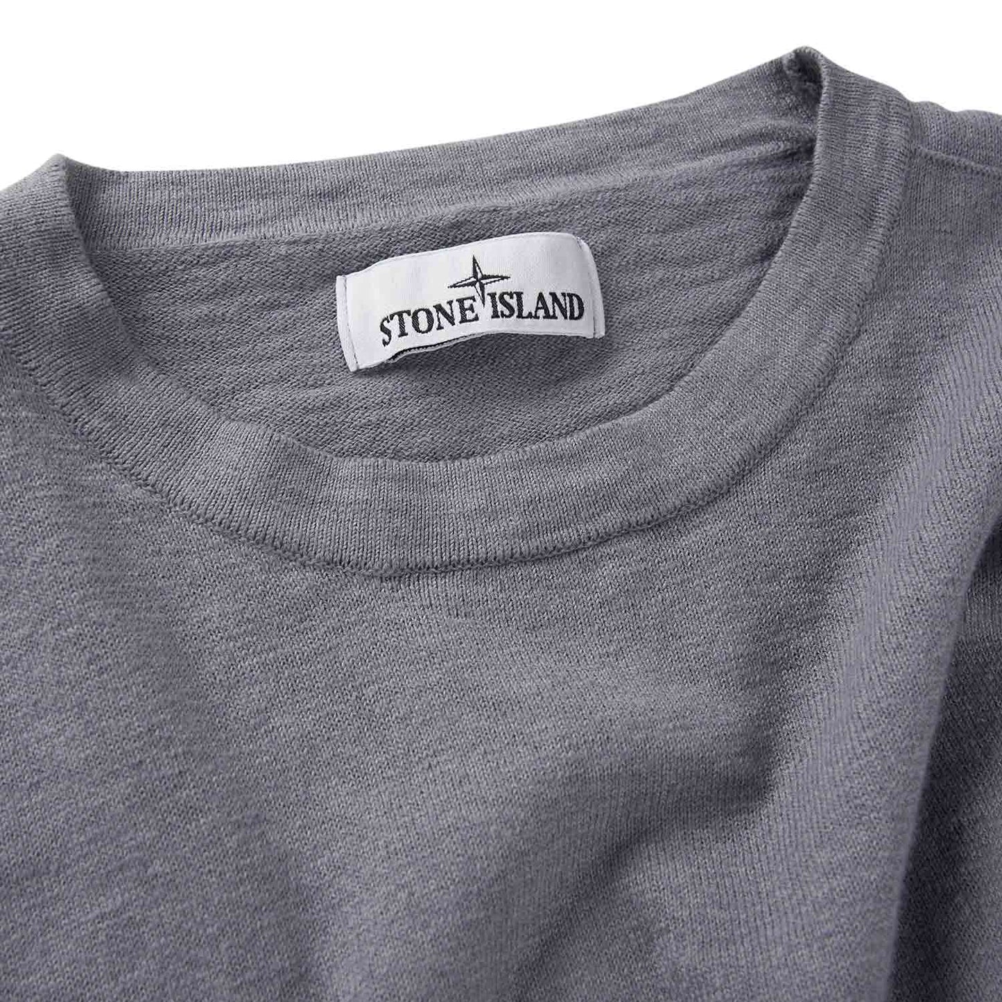 stone island knitted crewneck (dove grey)