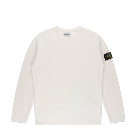 stone island knitted crewneck (weiss)