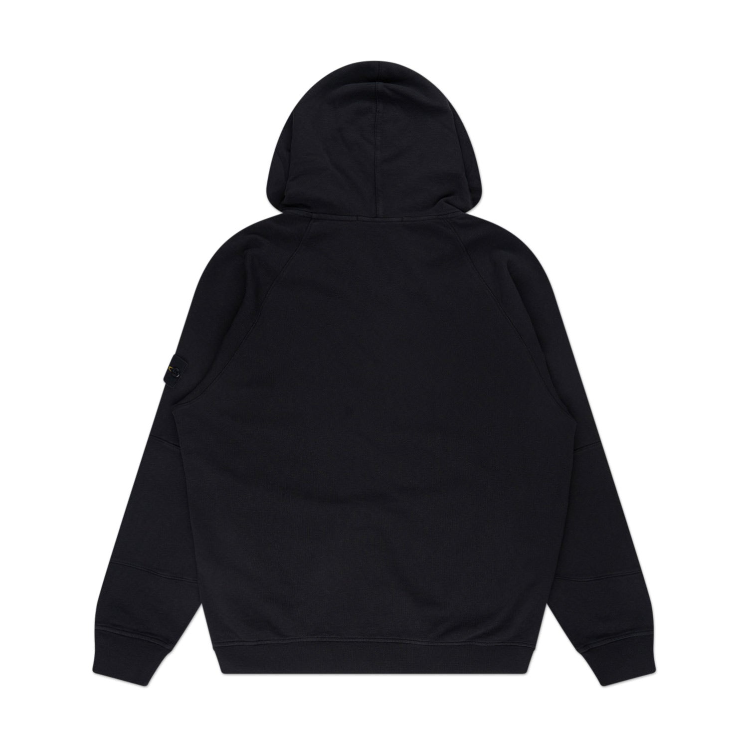 stone island 'old treatment' sweatshirt full zip (black)