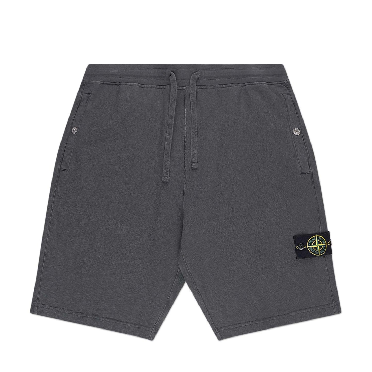 stone island 'old' treatment bermuda shorts (charcoal)