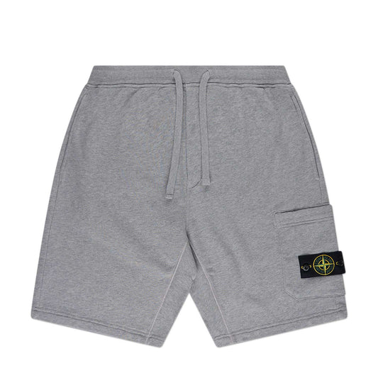 stone island fleece shorts (melange grey)