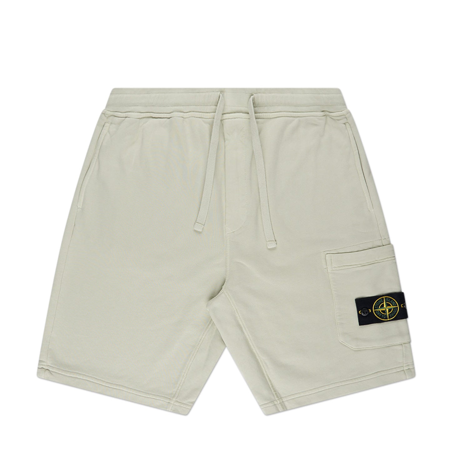 stone island fleece shorts (grün)