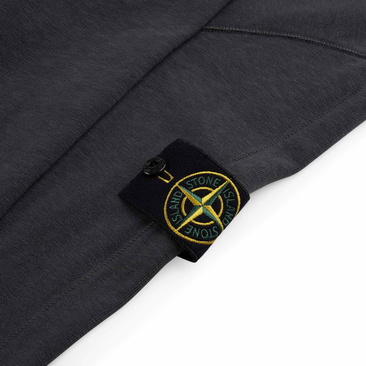 stone island 'old' treatment crewneck (charcoal)