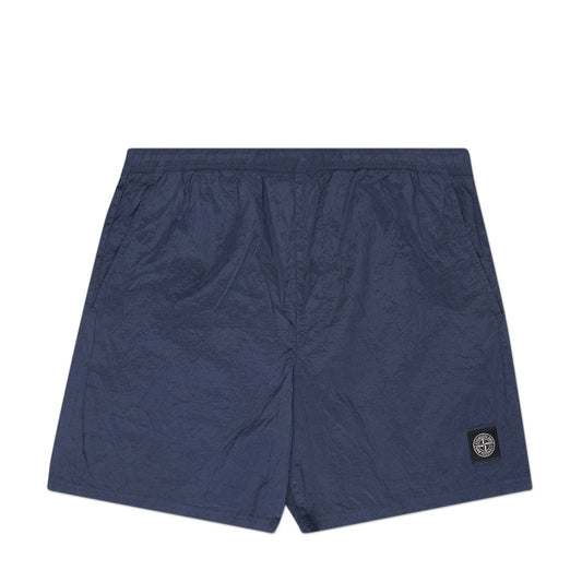 stone island econyl® regenerated nylon shorts (dark blue)