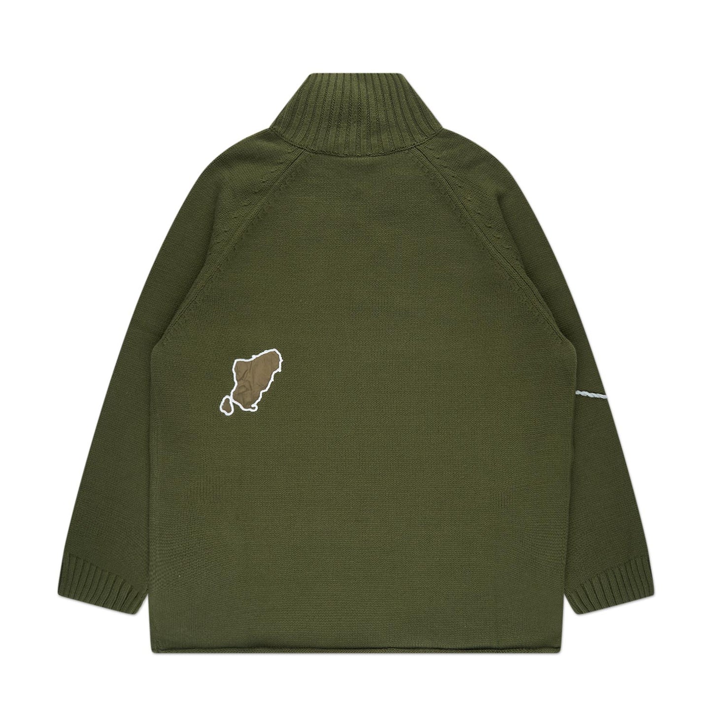perks and mini relief high neck knit (olive leaf)