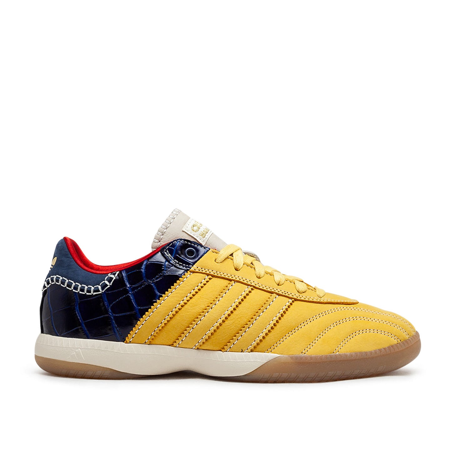 adidas x wales bonner samba suede (gelb / navy)