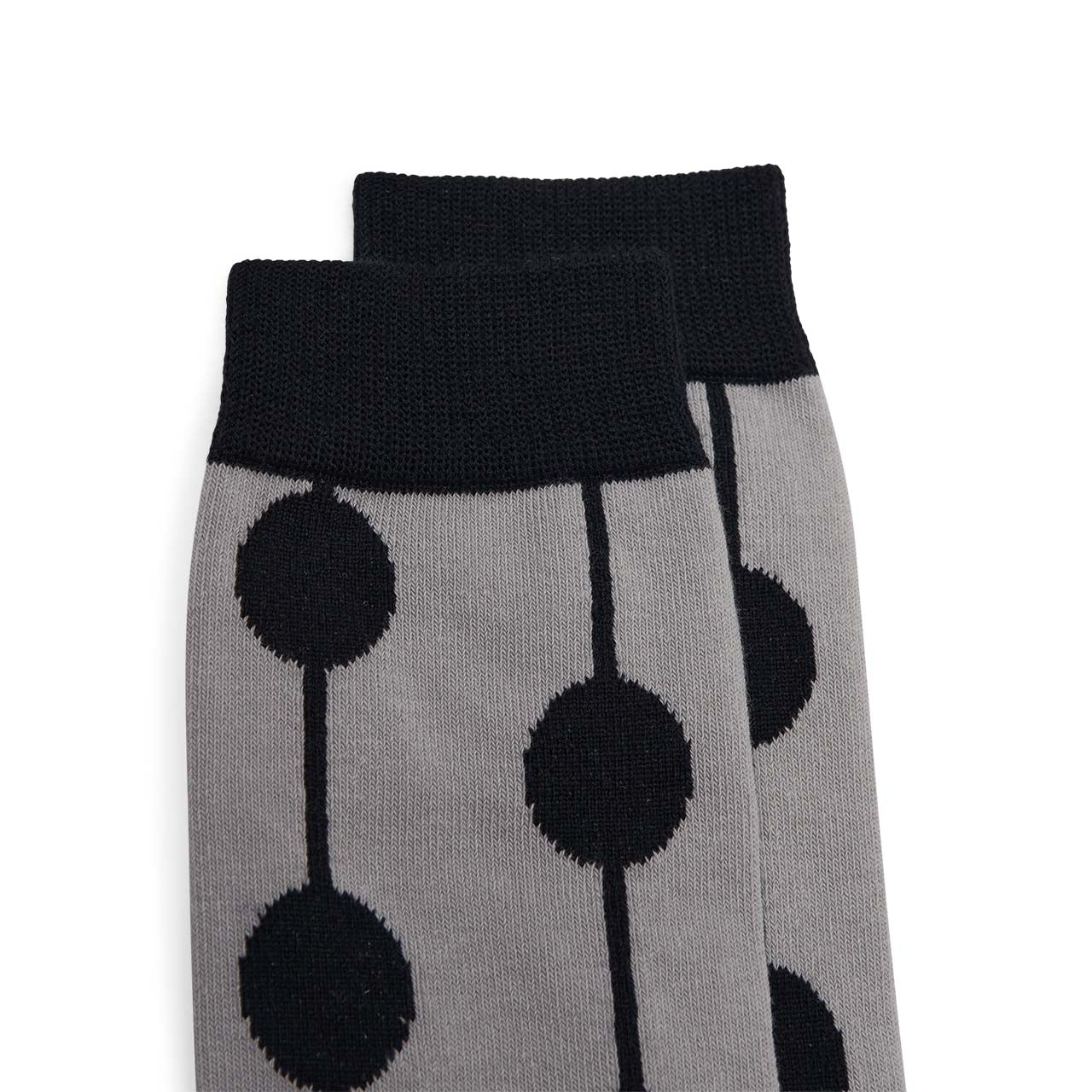henrik vibskov bubble wool socks (off white black bubble)