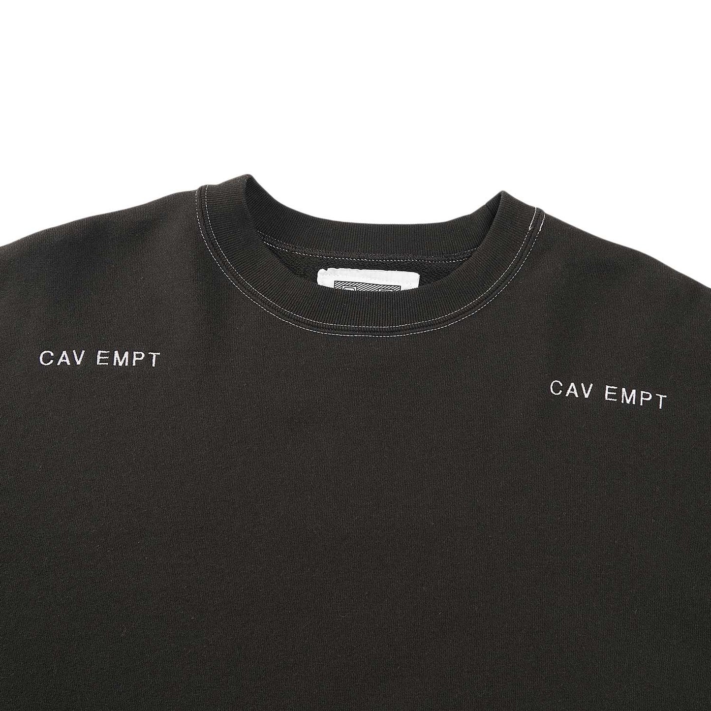 cav empt solid crew neck (black)