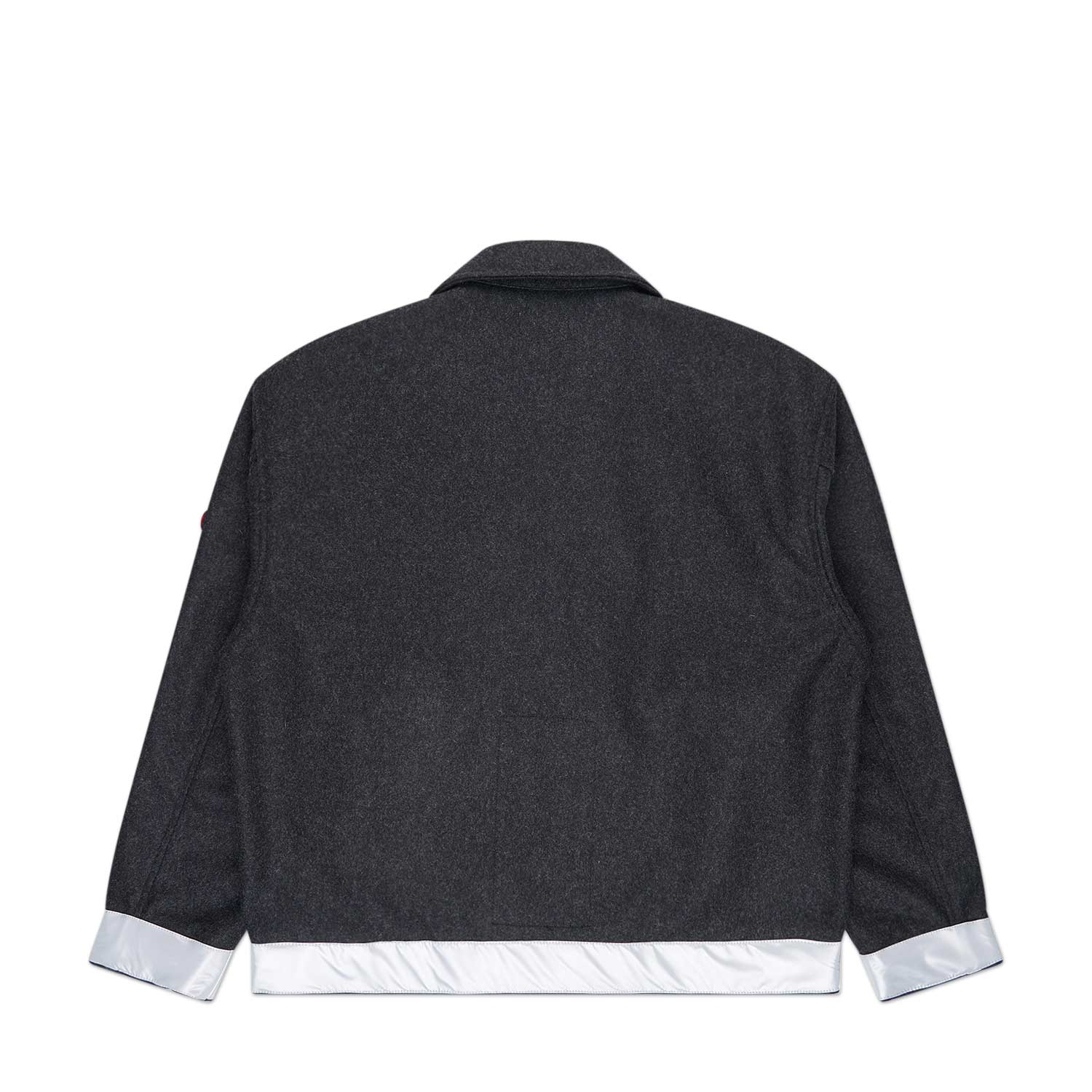 cav empt reflect wool zip jacket charcoal