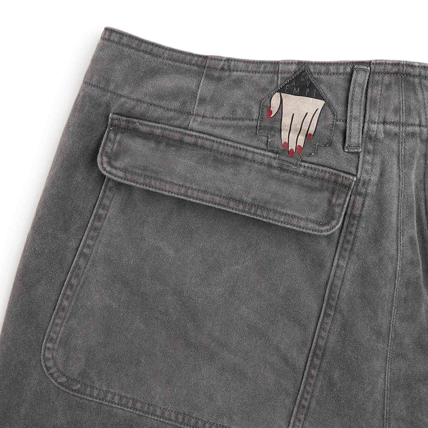 cav empt overdye cotton casual pants (grey)