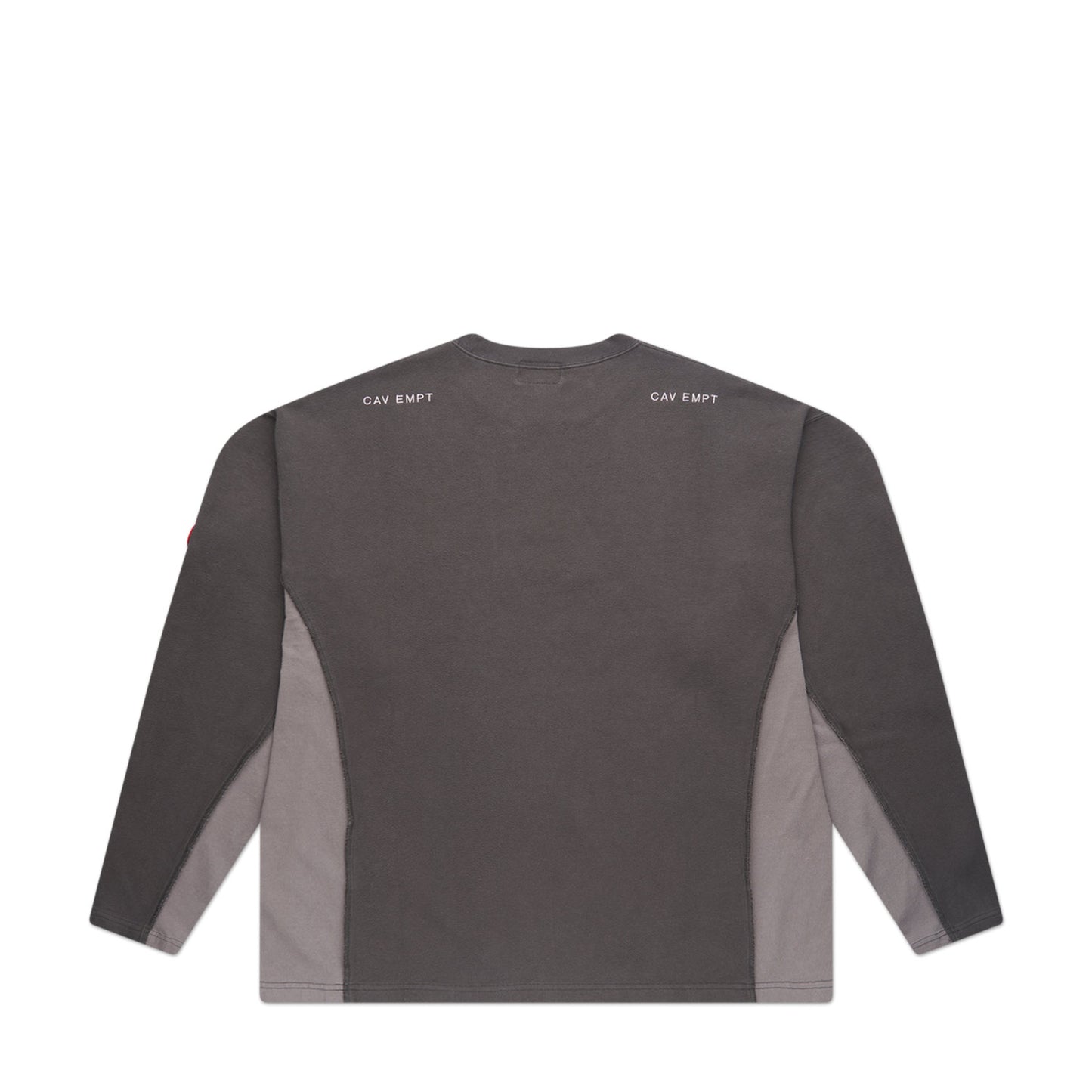 cav empt side seam dbl knit sweatshirt (charcoal)