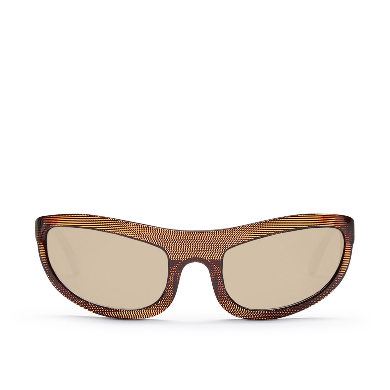 a better feeling corten wood speck + steel  sunglasses (amber)