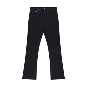 rick owens drkshdw jim cut denim pants (black)