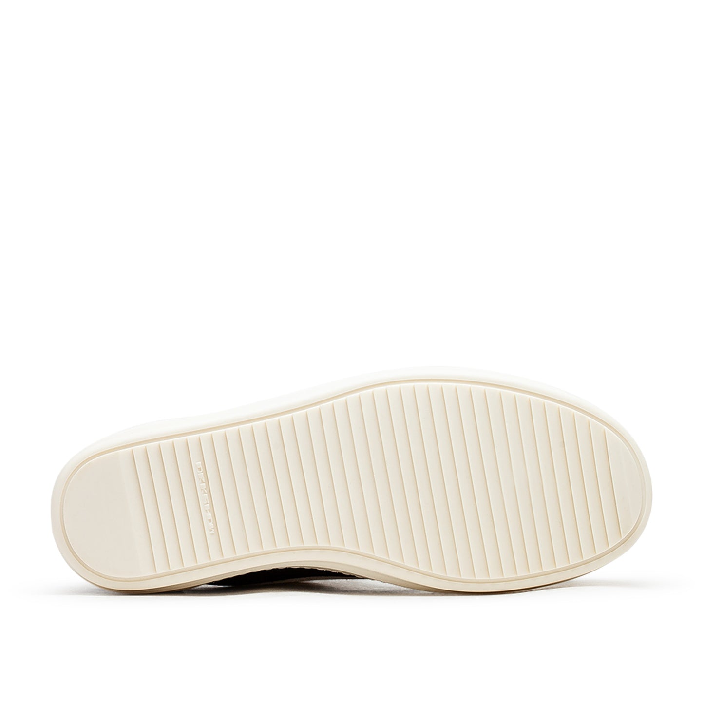 rick owens drkshdw hollywood vintage sneaks (black / milk) - a.plus