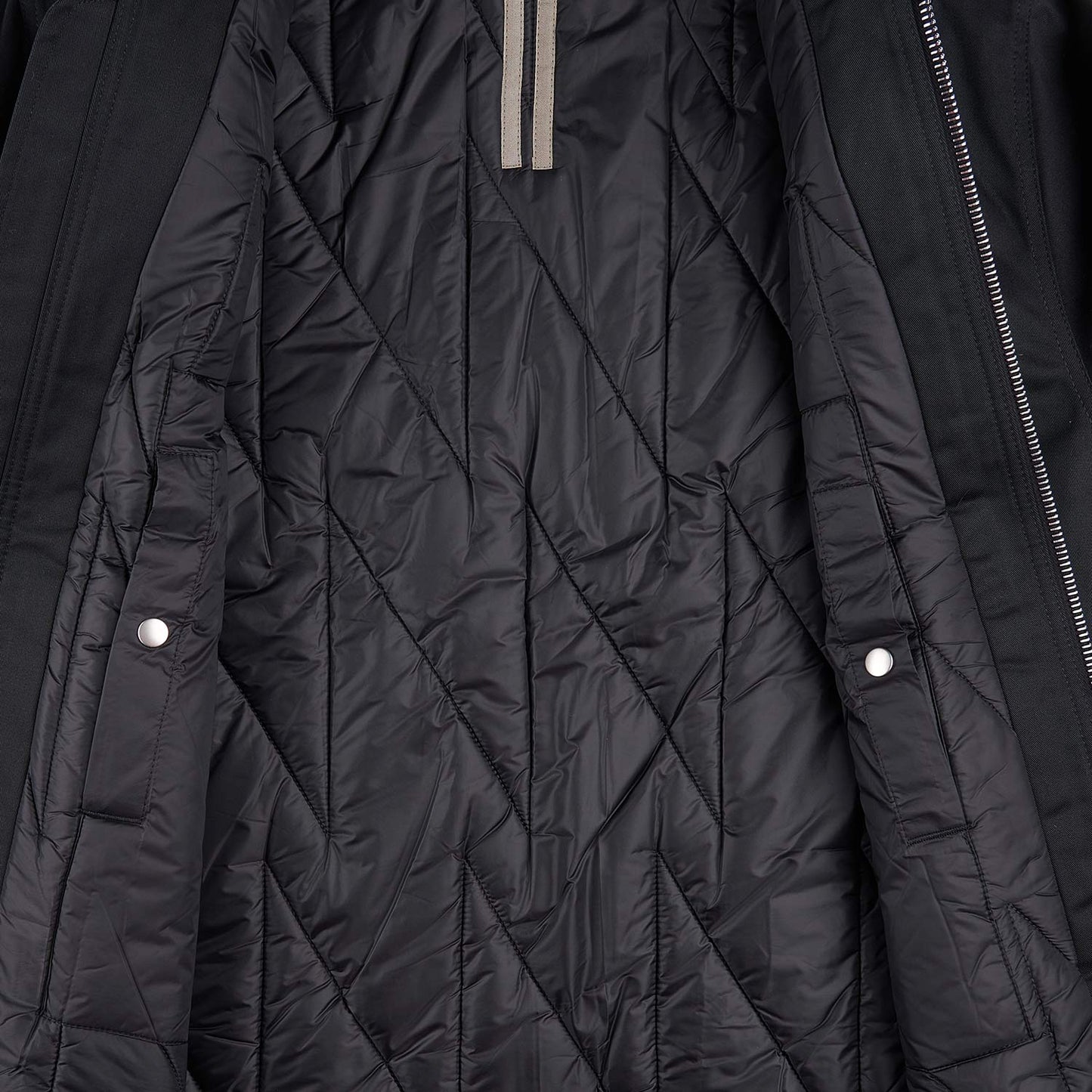rick owens drkshdw padded zipfront jacket (black)