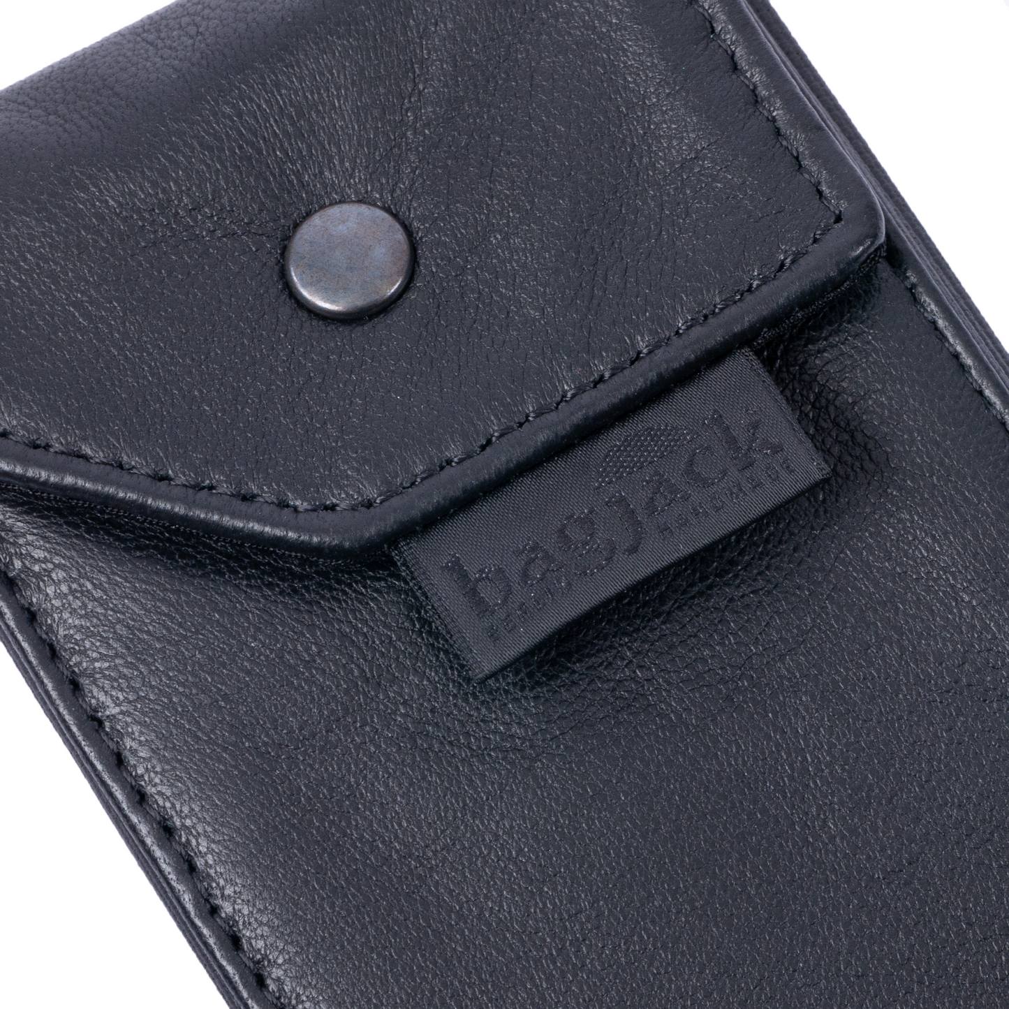 bagjack card carrier leather (black)