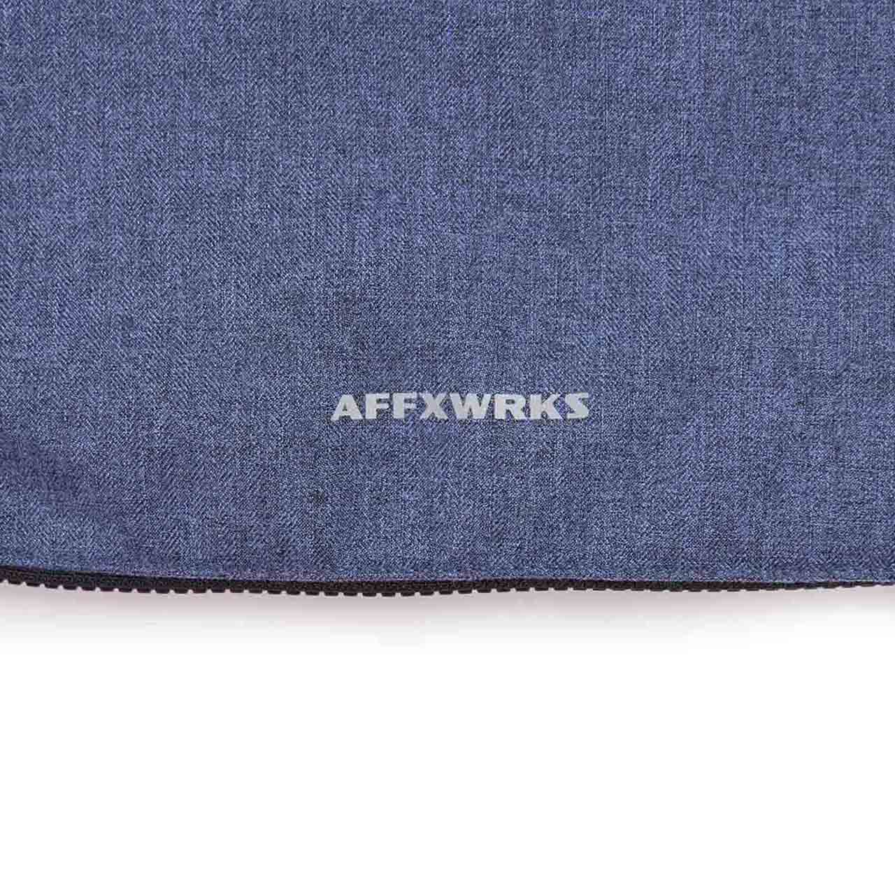 affxwrks bag jacket (peppered blue)