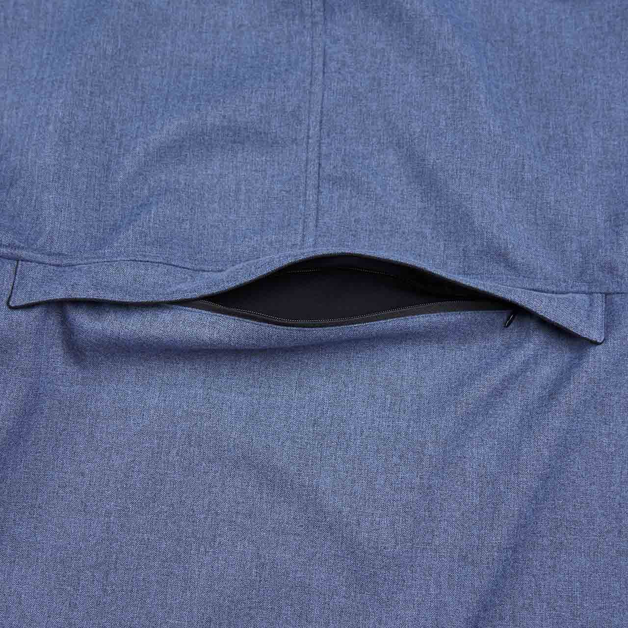 affxwrks bag jacket (peppered blue)