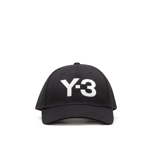 adidas y-3 logo cap (schwarz / weiss)