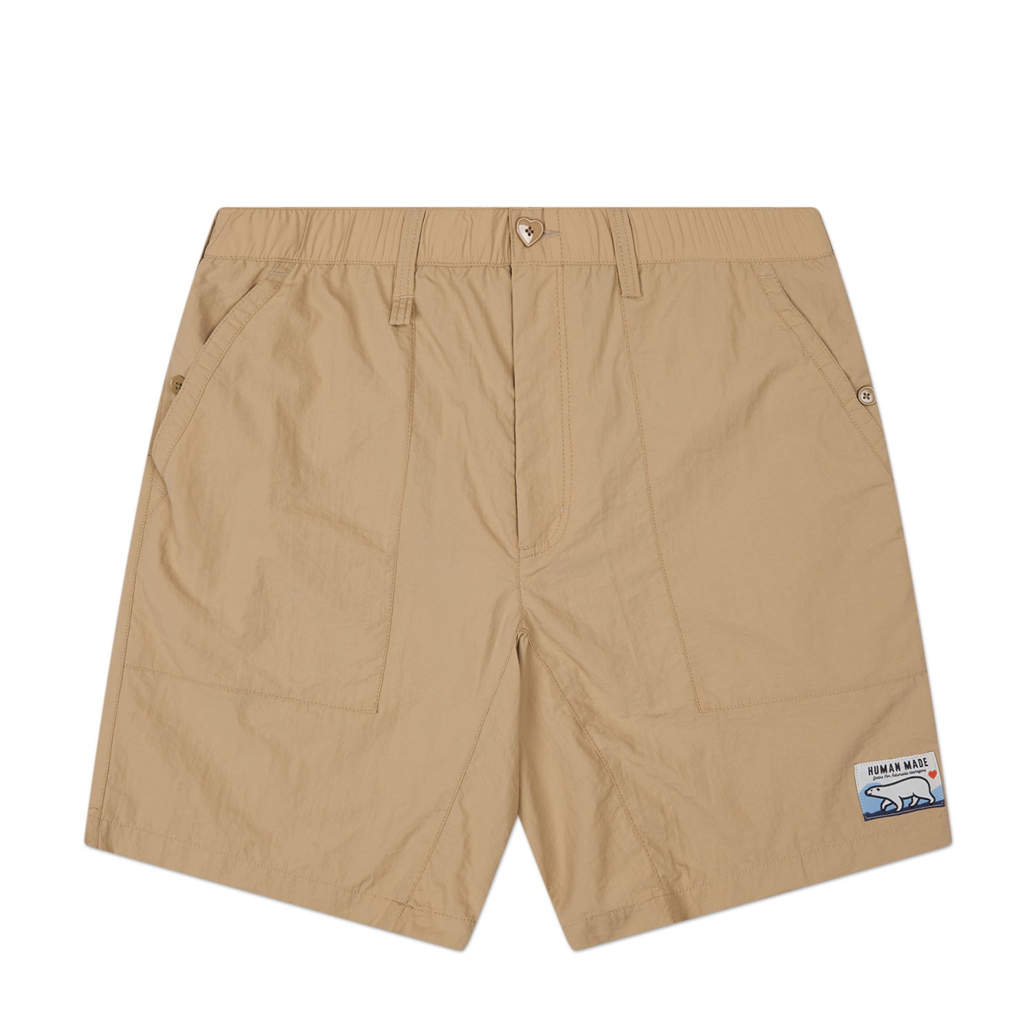human made camping shorts (beige) HM25PT017 - a.plus store