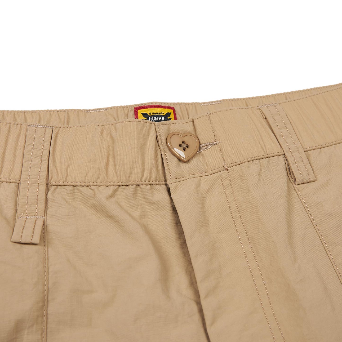 human made camping shorts (beige)