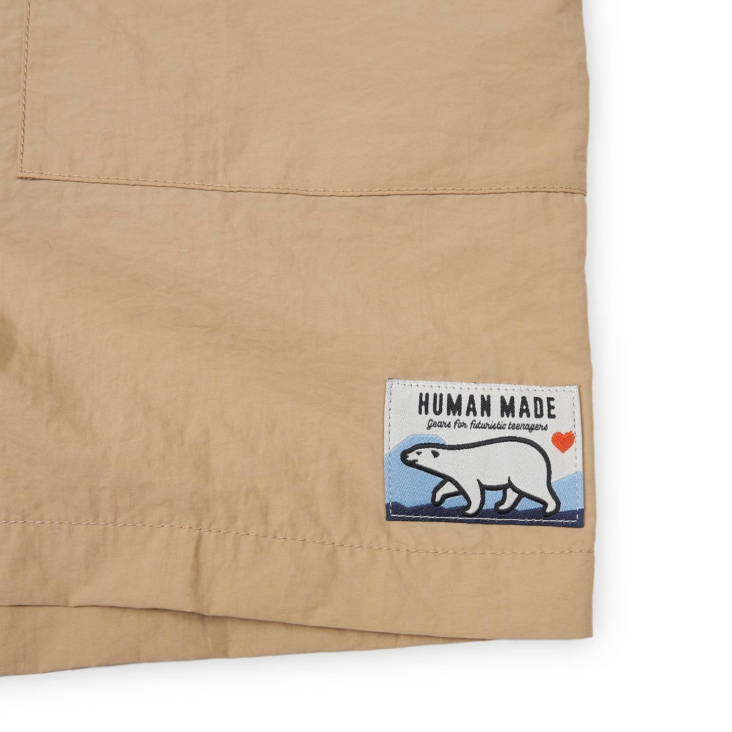 human made camping shorts (beige)