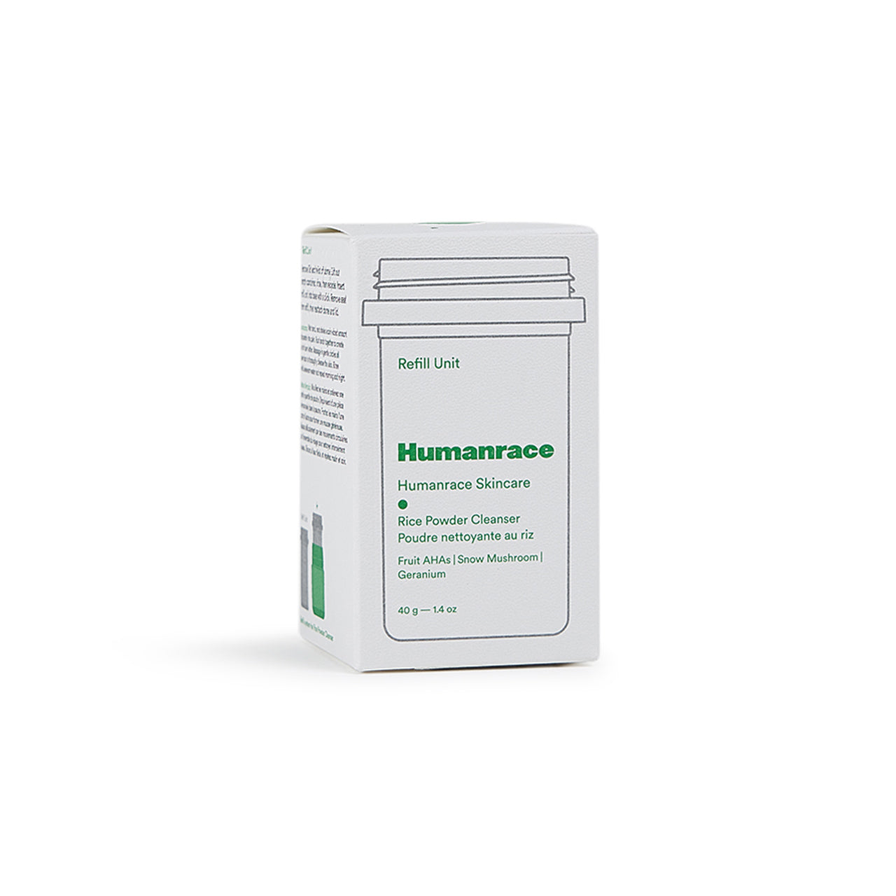 humanrace rice powder cleanser refill