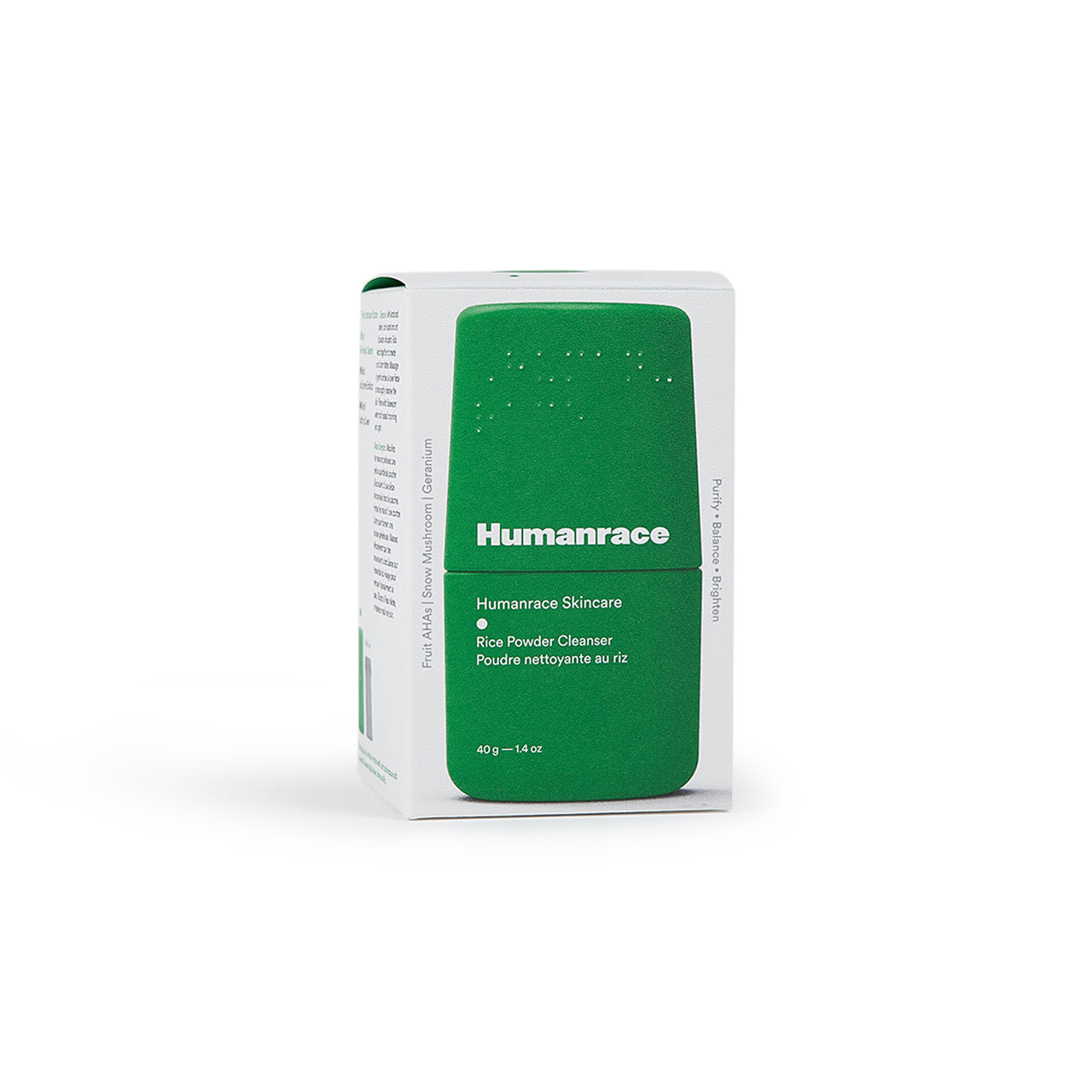 humanrace rice powder cleanser