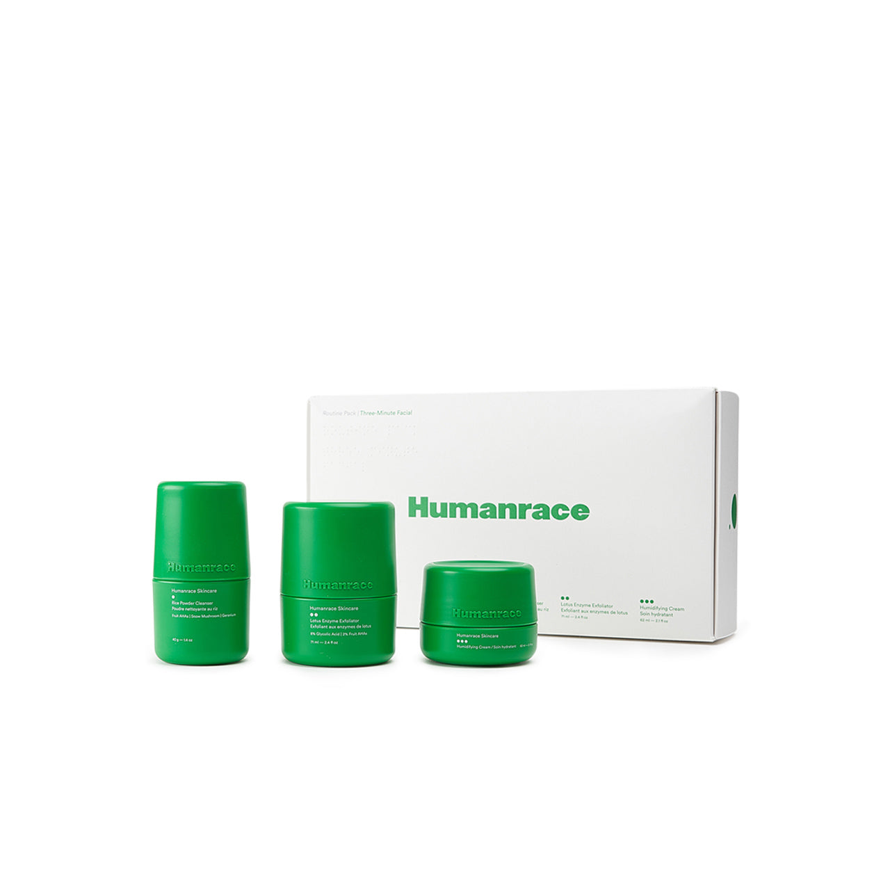 humanrace routine pack: three minute facial