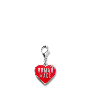 human made heart charm (red)