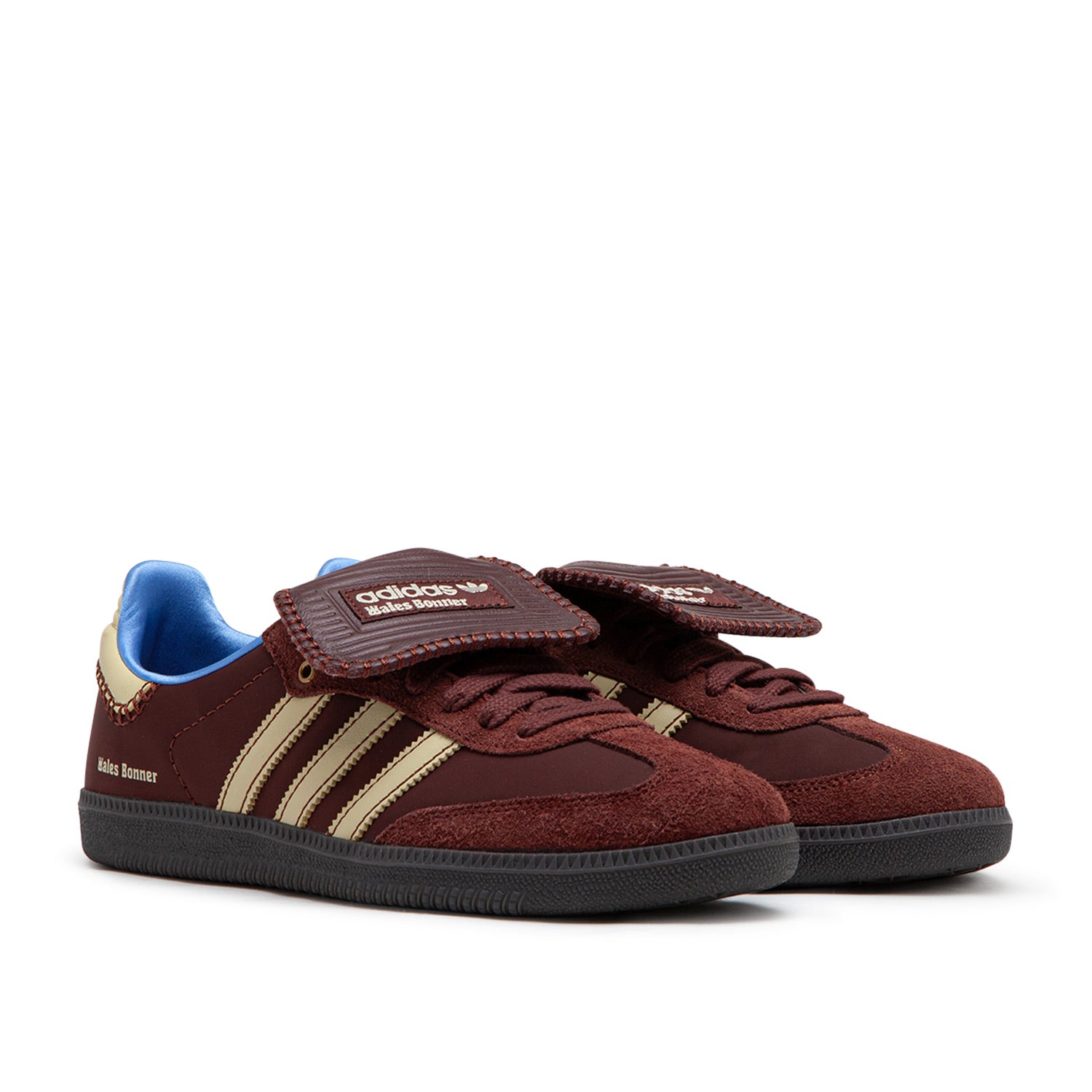 adidas x wales bonner nylon samba (fox brown / sandy beige / lucky blue)  IE0579 - a.plus store