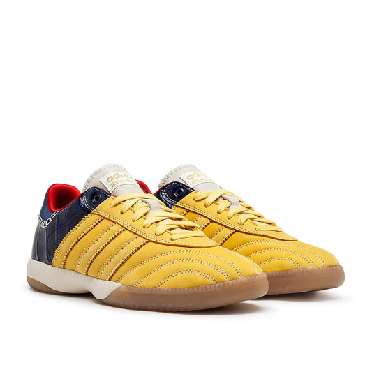 adidas x wales bonner samba suede (gelb / navy)