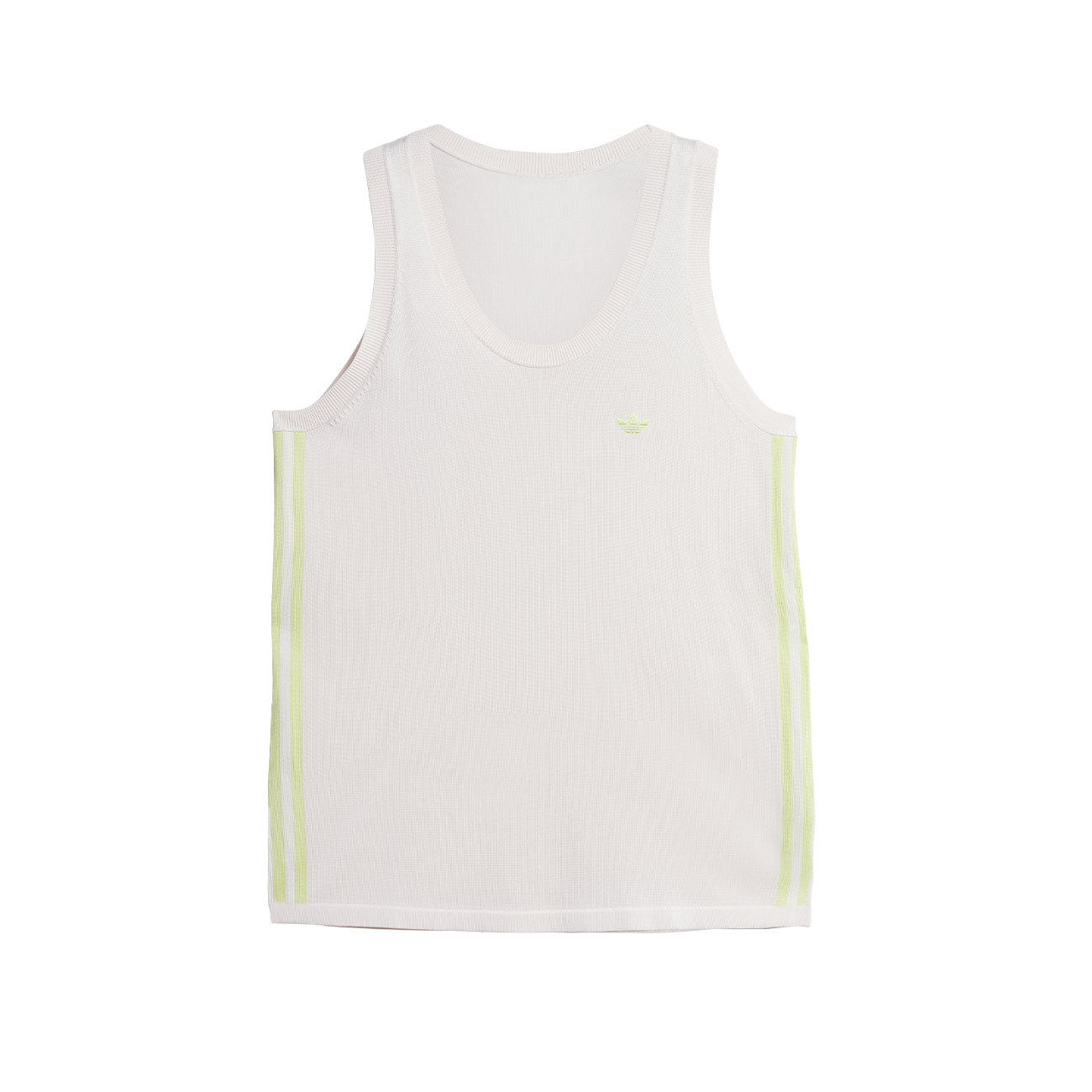 adidas x wales bonner knit vest (chalk white / semi frozen yellow)