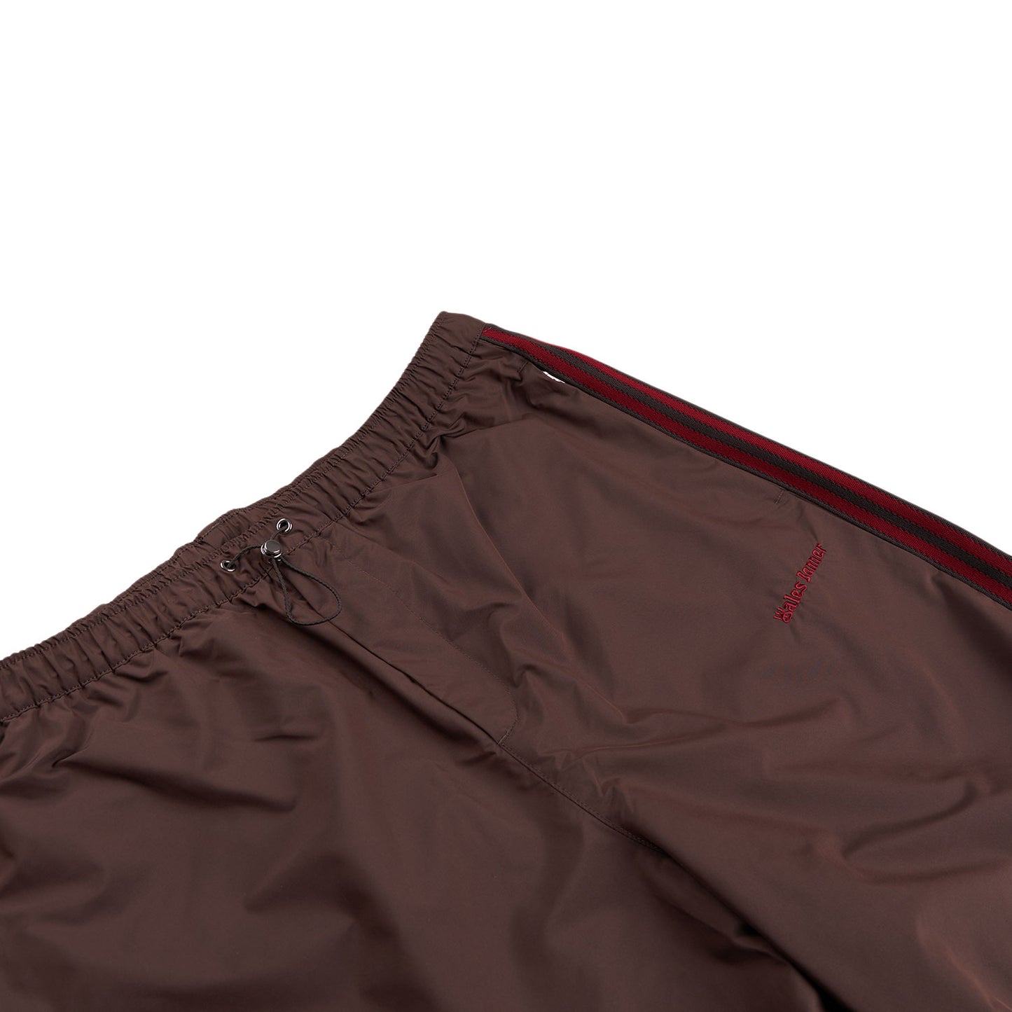 adidas x wales bonner nylon track pants (brown)