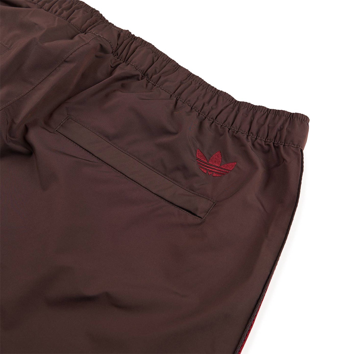 adidas x wales bonner nylon track pants (brown)