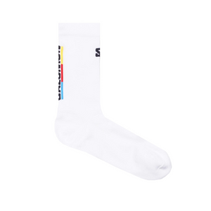 salomon pulse race flag crew socken (weiß)