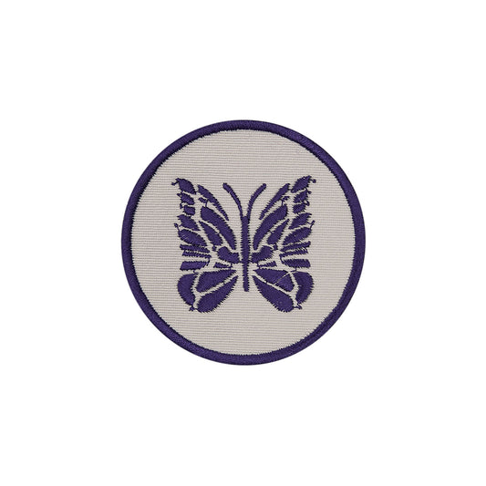 needles patch papillon (beige / purple)