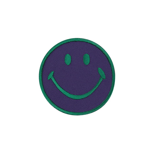 needles patch smiley (blau / grün)