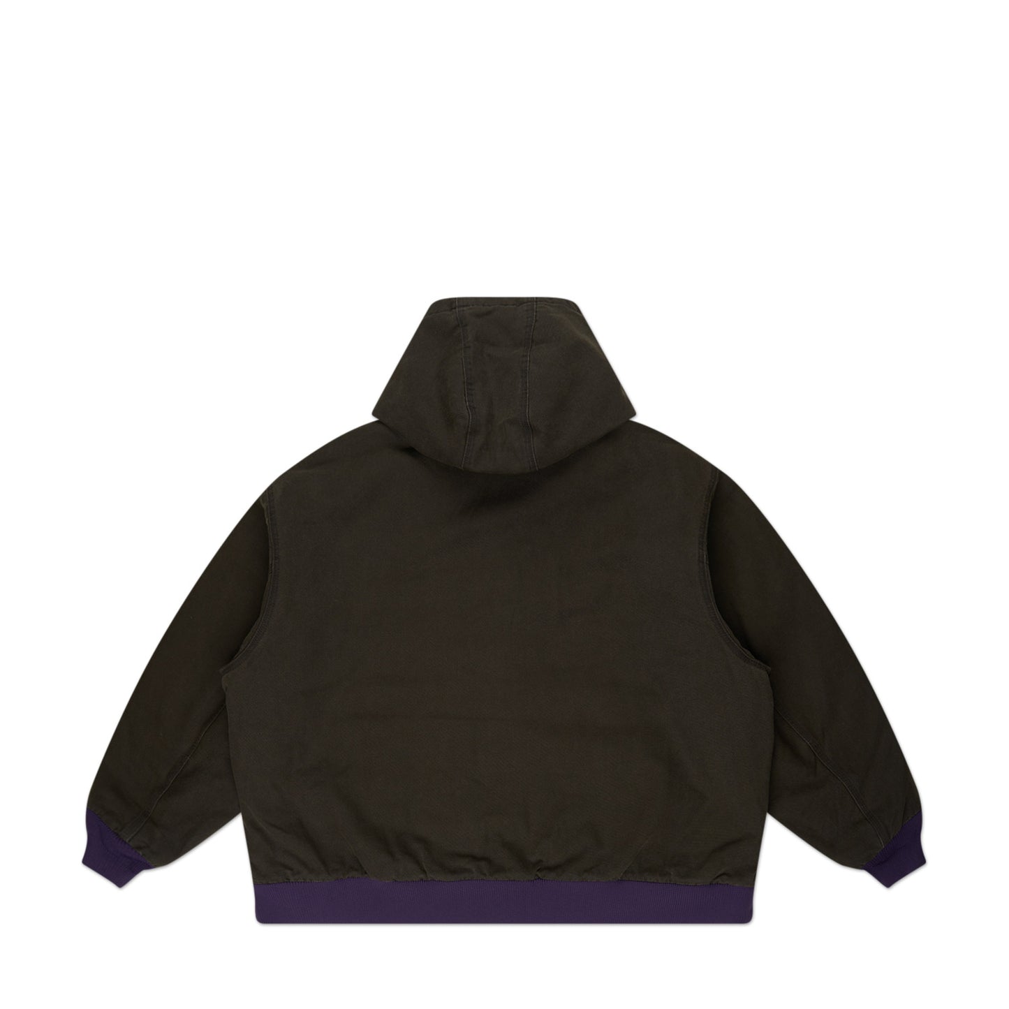 needles zipped work hoodie (black)