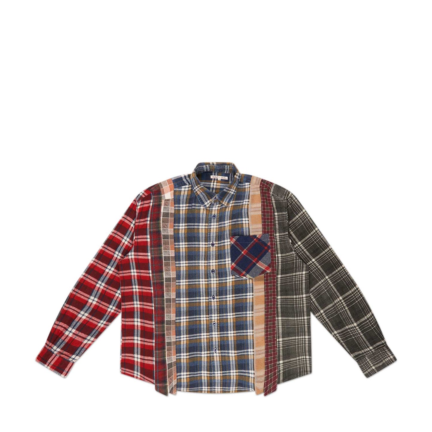 needles rebuild by needles 7 cuts flannel shirt (multi)