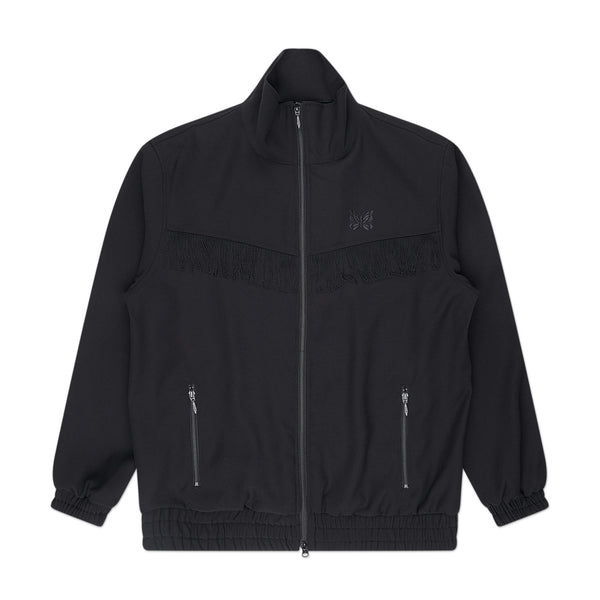 needles fringe track jacket (black)